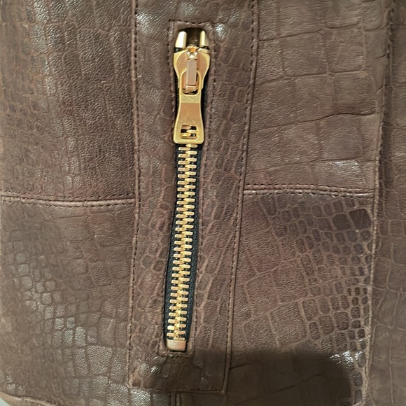 Balmain runway blouse sleeve sample piece dead stock 4-6? Size leather from 2017 - Picture 7 of 11